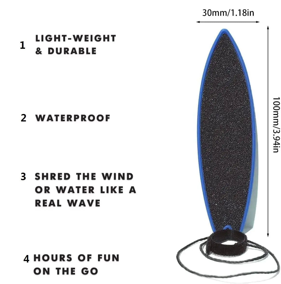 Planche de surf doigt