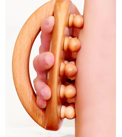 Brosse energétique Gua Sha | Bois Naturel Apaisant