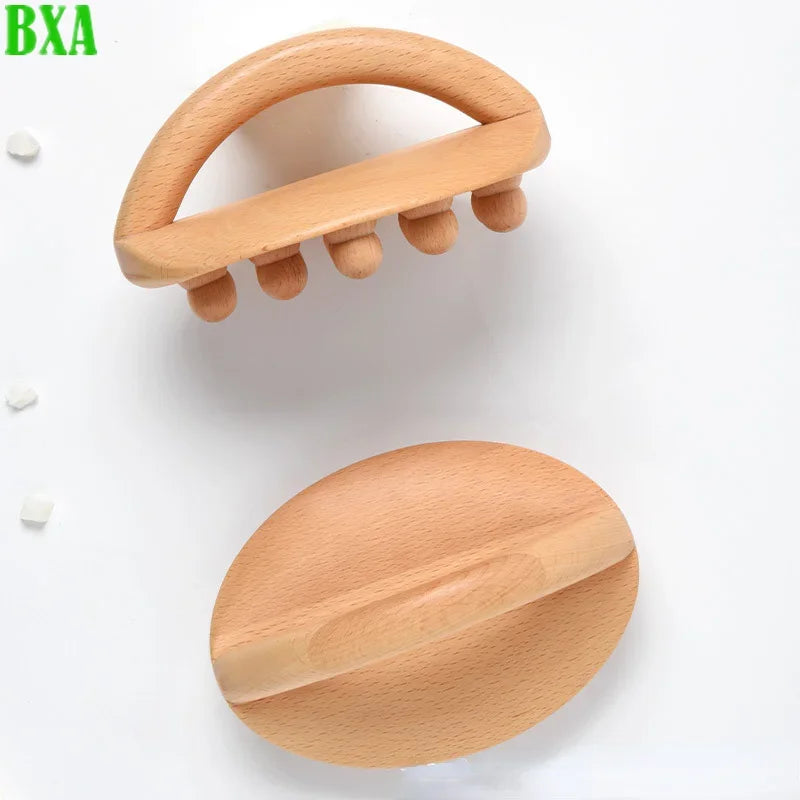 Brosse energétique Gua Sha | Bois Naturel Apaisant