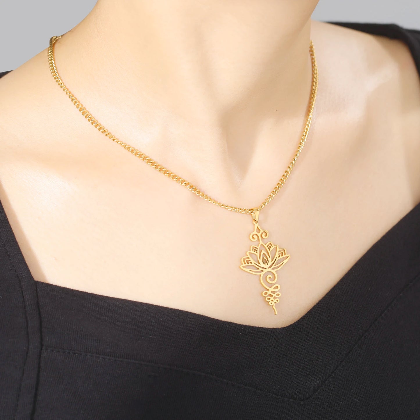 Fleur De Lotus Pendentif