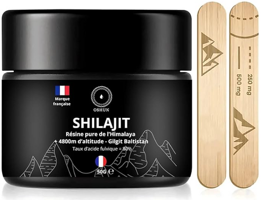 Résine Shilajit Pure de l'Himalaya | La Santé au Quotidien