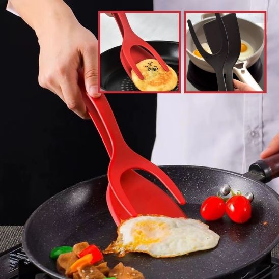 Spatule-cuisine-Rouge-omelette-sans