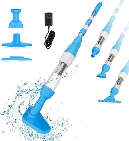 aspirateur_de_piscine_bleu_sans_fil_telescopique