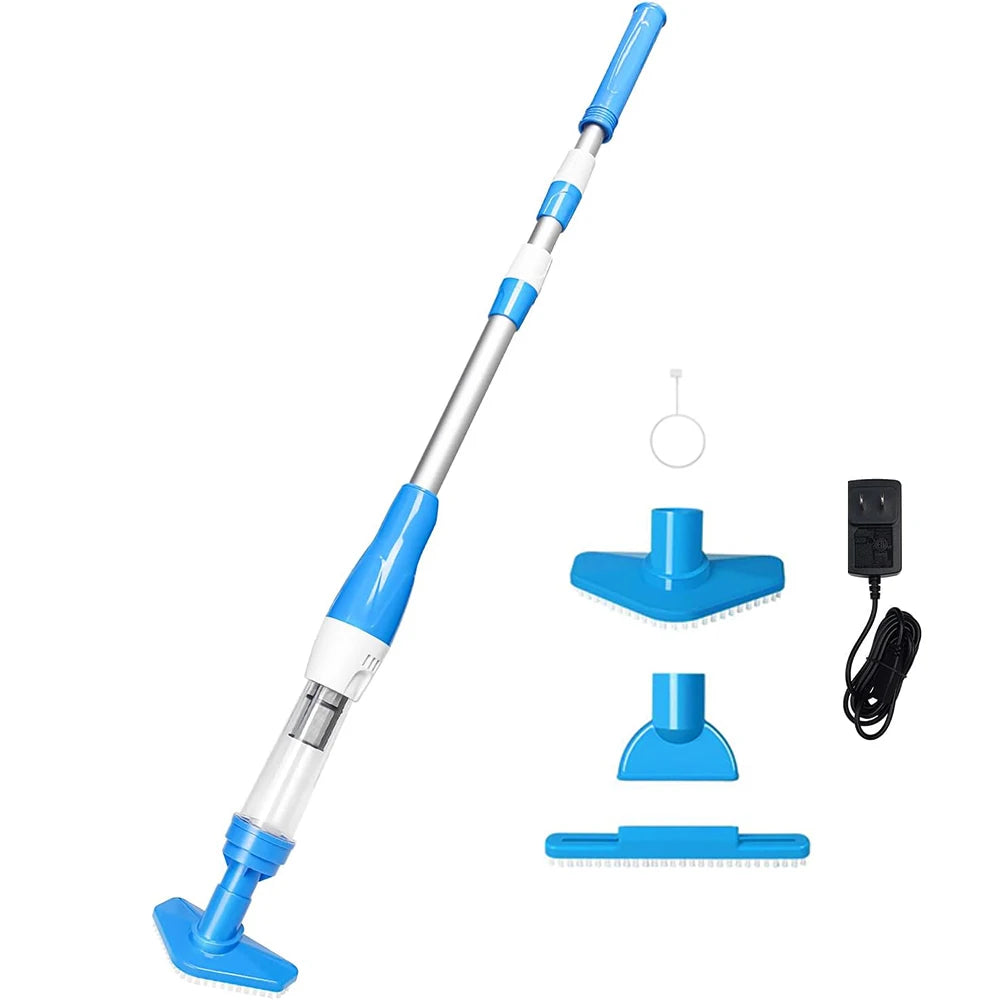 aspirateur_de_piscine_bleu_sans_fil_telescopique_accessoires prise US