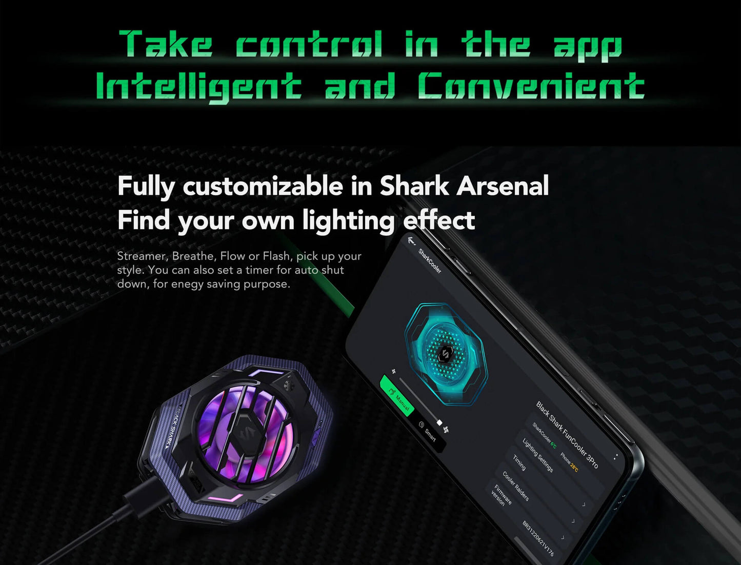 Refroidisseur BLACKSHARK™ pour Smartphone de GAMER