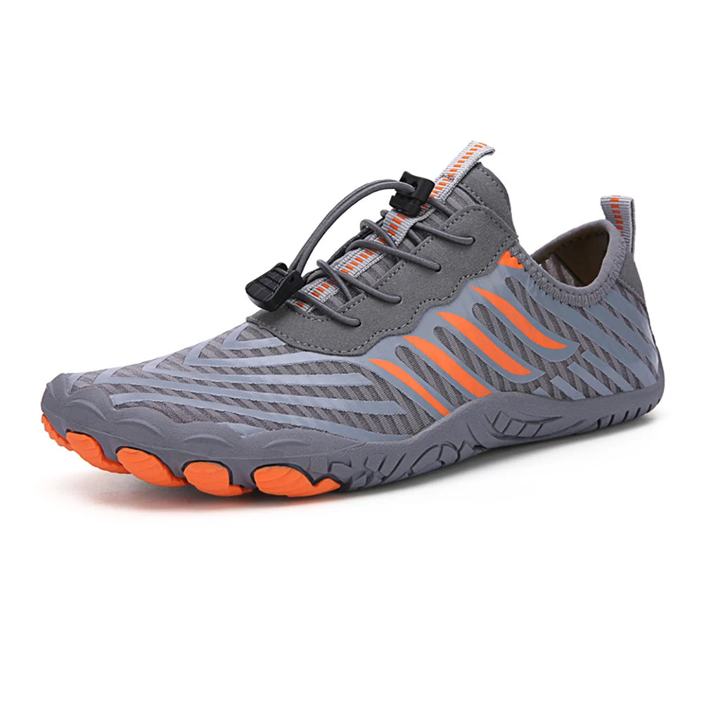 chaussures-pieds-nu-sport-grise-orange-boutique