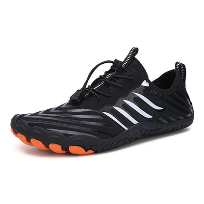 chaussures-pieds-nu-sport-noir-orange-boutique