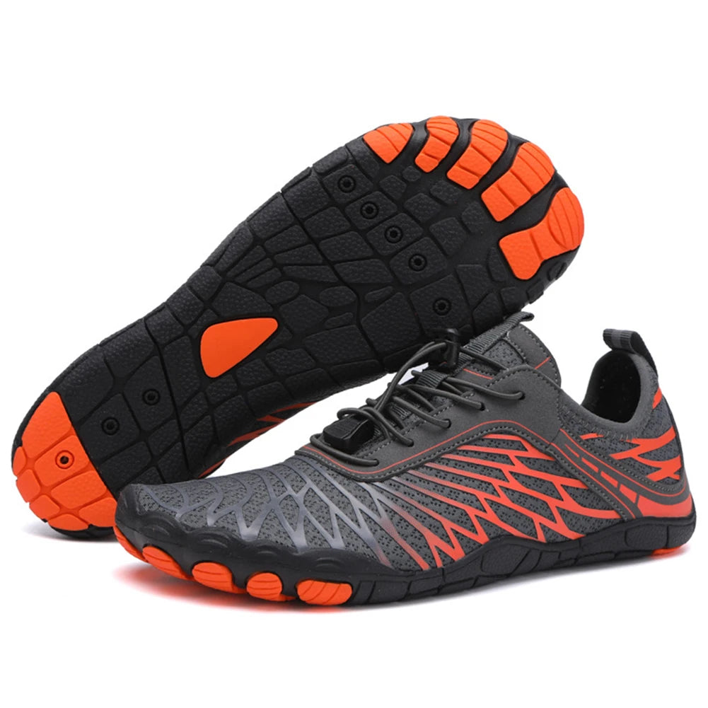 chaussures-pieds-nu-sport-noir-orange