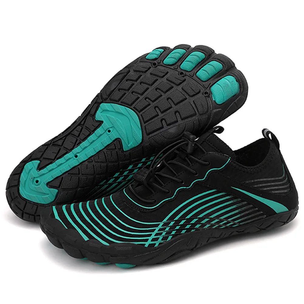 chaussures-pieds-nu-sport-noir-vert-bis