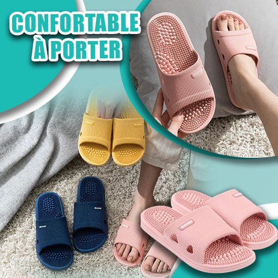 chaussons pour hommes & femmes salle de bain anti-dérapant