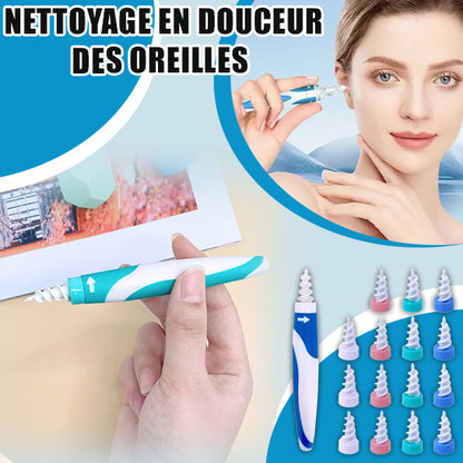 Nettoyeur oreille en silicone - CAP OCEAN BIEN-ETRE