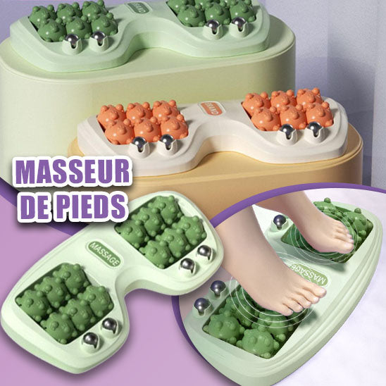 Massage des pieds rouleau de perles magnetiques reflexologie des pieds