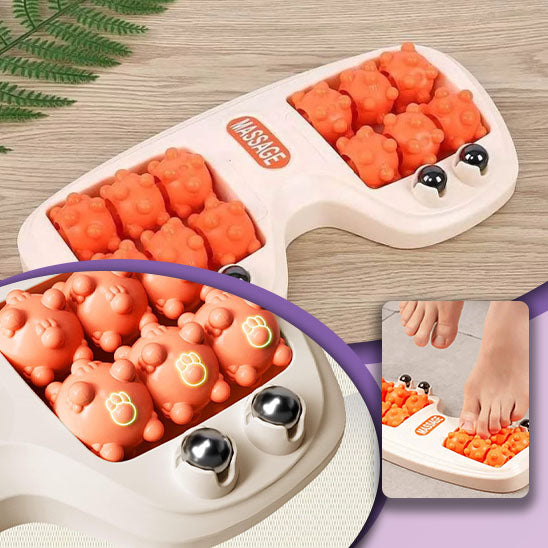 Massage des pieds rouleau de perles magnetiques reflexologie des pieds