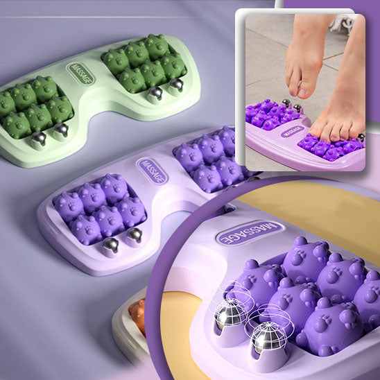 Massage des pieds rouleau de perles magnetiques reflexologie des pieds