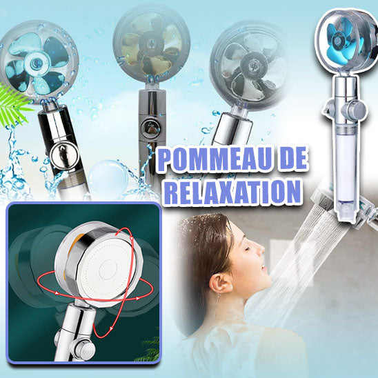 Pommeau de douche à ventilateur turbocompressé | pour le massage