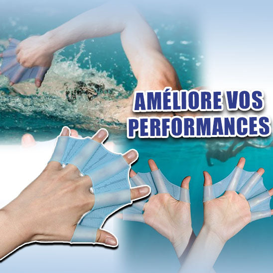 Palme de natation en silicone