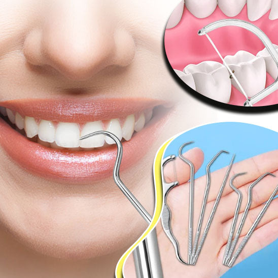 Ensemble de cure-dents en acier inoxydable