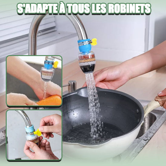 Filtre à eau à 6 couches pour robinet