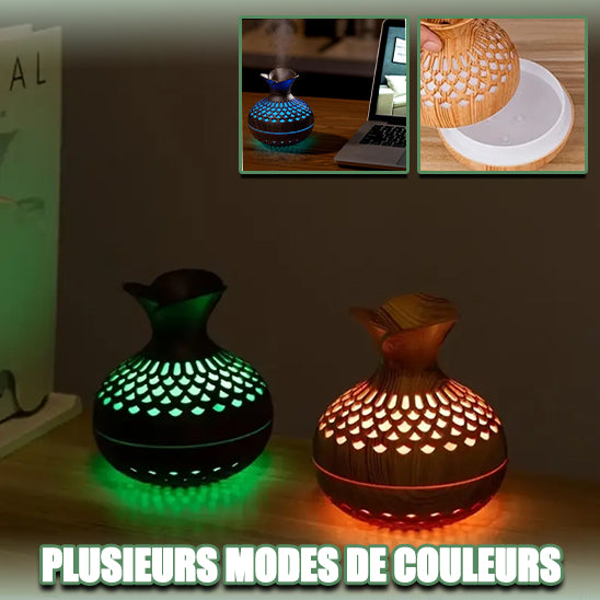 Humidificateur d'air à Grains De Bois