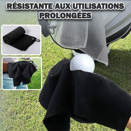 Serviette de Golf en microfibre - CAP OCEAN BIEN-ETRE