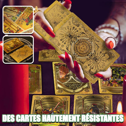 Jeu de tarot de luxe en feuille d'or - CAP OCEAN BIEN-ETRE