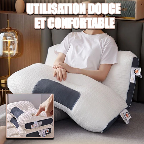 oreiller anti ronflement ergonomique doux et confortable