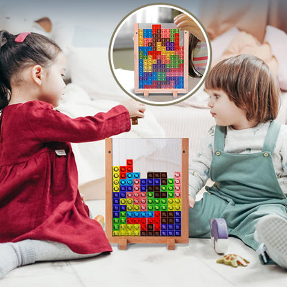 Jeux d'empilement 3D Jouets Montessori style TETRIS™ - CAP OCEAN BIEN-ETRE