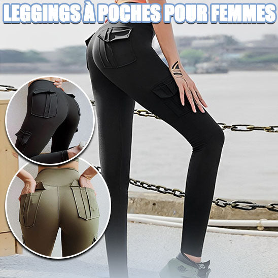 Pantalon de yoga multi-poches