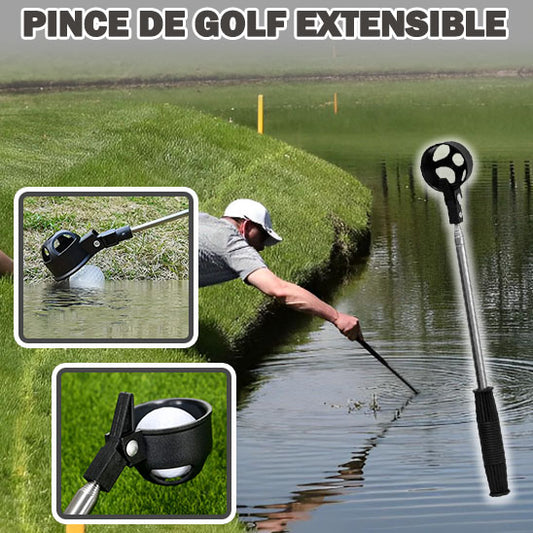 Ramasse-balles de golf télescopique en acier inoxydable - CAP OCEAN BIEN-ETRE