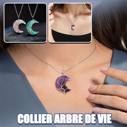 Collier arbre de vie | 7 chakras - CAP OCEAN BIEN-ETRE