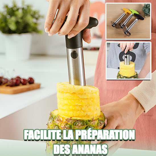 Découpe Ananas en Acier Inoxydable