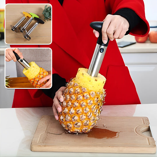 Découpe Ananas en Acier Inoxydable