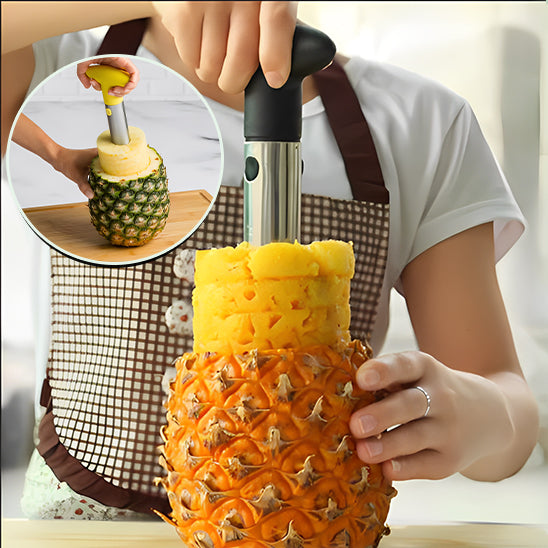 Découpe Ananas en Acier Inoxydable