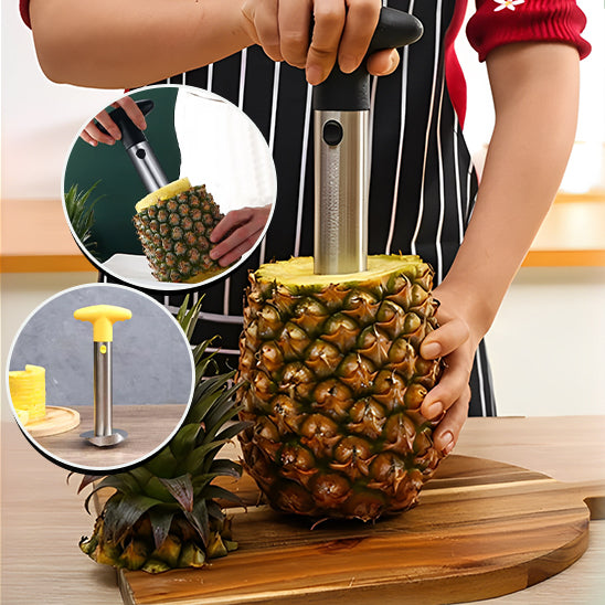 Découpe Ananas en Acier Inoxydable