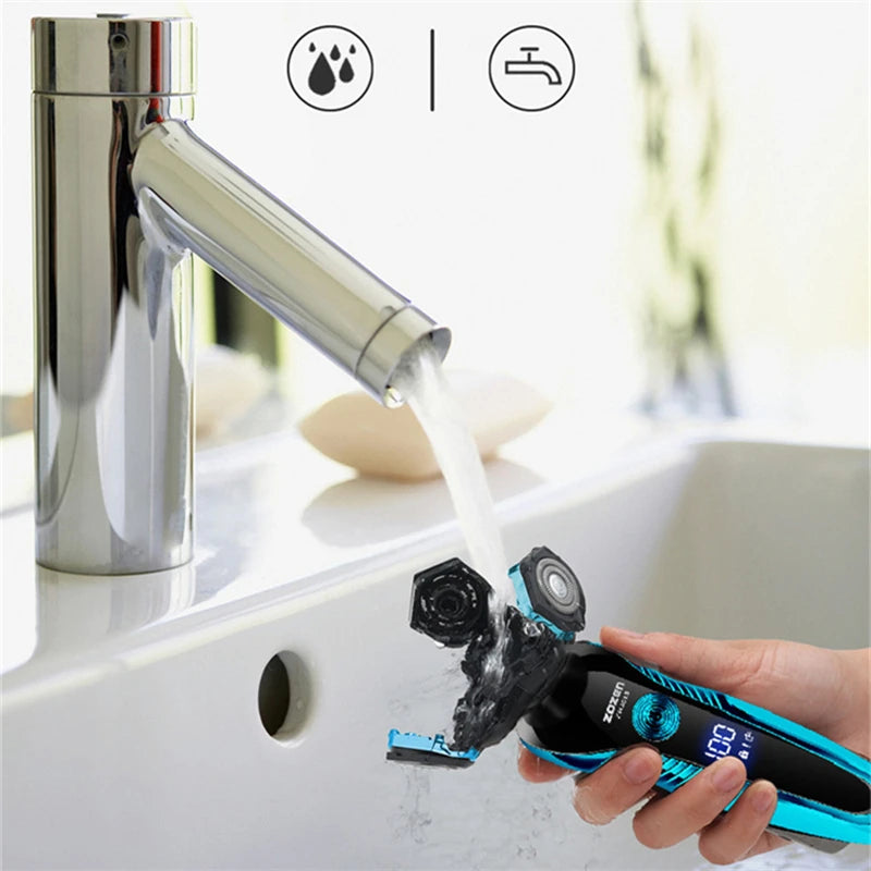 rasoir_electrique_homme_zozen lavable