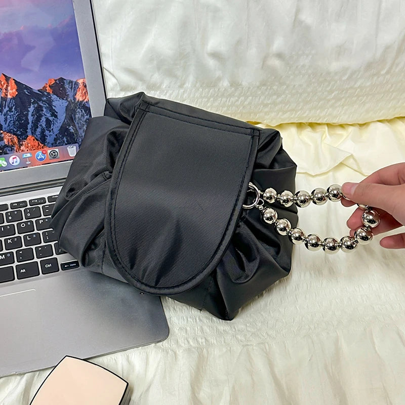 Trousse De Toilette Femme Pu Grande Capacité Trousse Maquillage Sac De Trousse De Toilette Femme Pu Grande Capacité Trousse Maquillage Sac De
