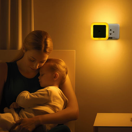 veilleuse-chambre-enfant-jaune-maman