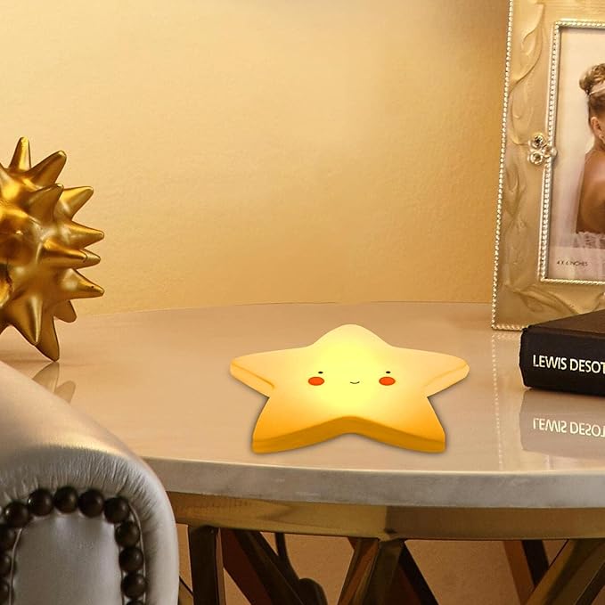 veilleuse-lampe-bebe-etoile-or-table-de-chevet