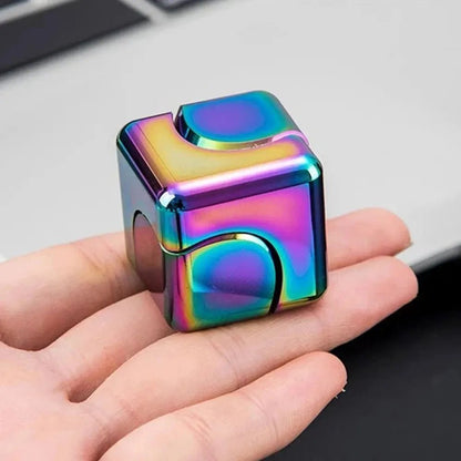 Jouet Hand Spinner | Cube metal - CAP OCEAN BIEN-ETRE